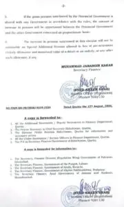 Read more about the article Balochistan Pension Increase 2026 – 7% Pension Increase Notification